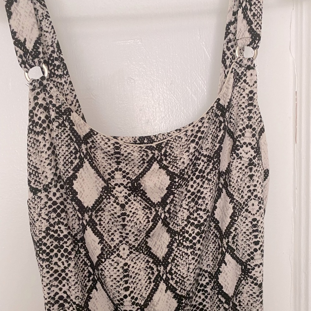 Animal Print Mini Dress